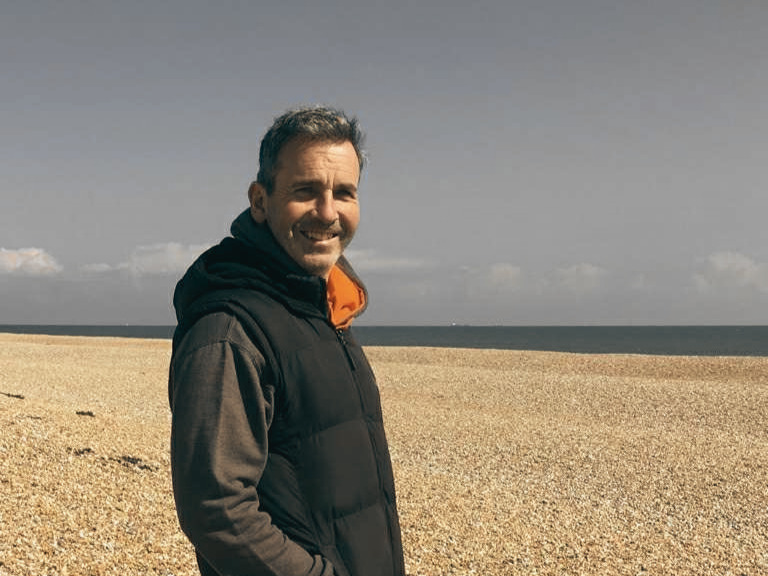 Alan by the coast