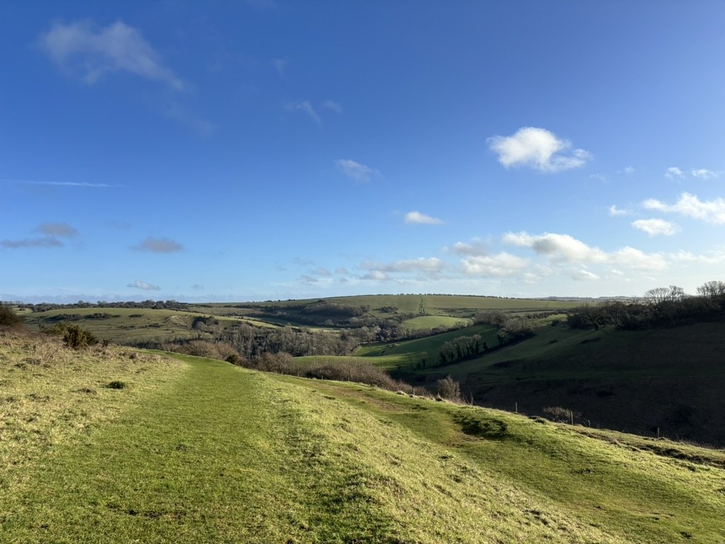 Views across the South Downs at Devil’s Dyke