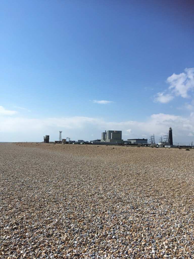 Surreal landscape at Dungeness