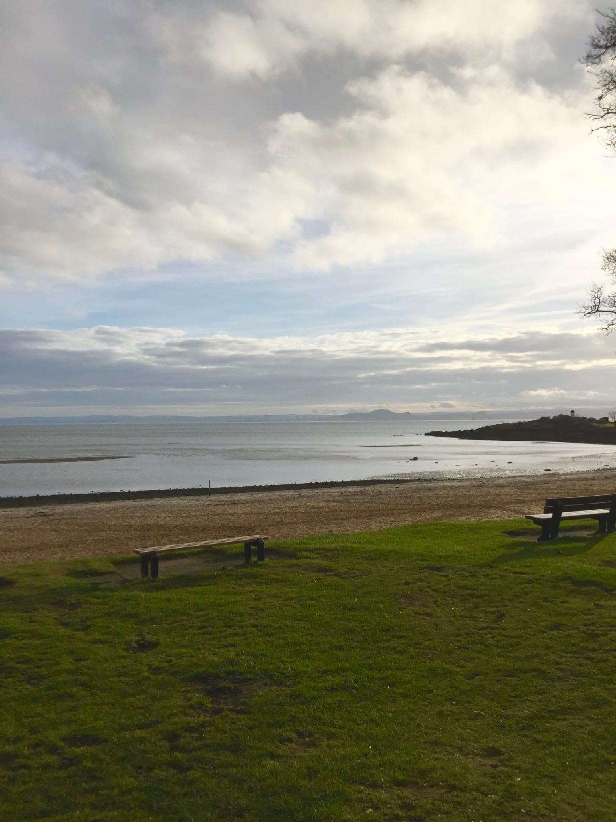 Silver Sands beach at Aberdour, Fife